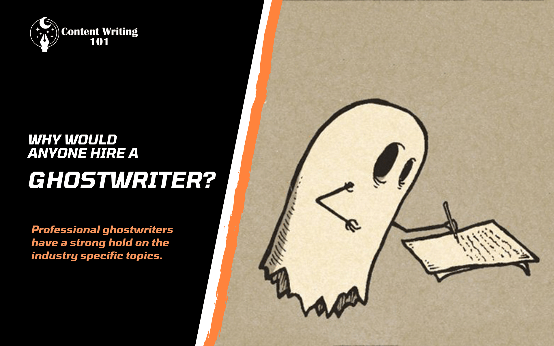 Hiring a ghostwriter