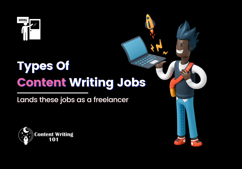 Types of Content writing Jobs